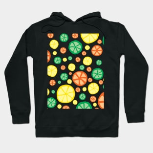 Fun Fruity Cirtus Pattern Hoodie